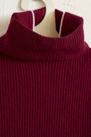 
                  
                    Wool Hoody Knit Pullover
                  
                