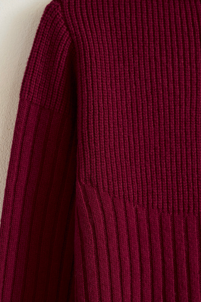 
                  
                    Wool Hoody Knit Pullover
                  
                