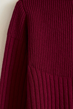 
                  
                    Wool Hoody Knit Pullover
                  
                