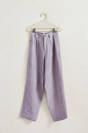 
                  
                    Linen Tapered Pants
                  
                