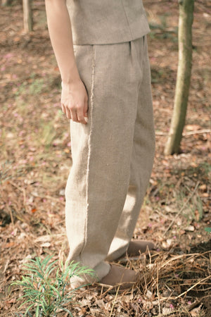 Heavy Linen Pants – ARCHI GIBBOUS