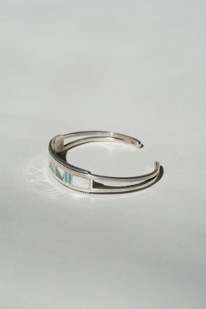 
                  
                    Navajo Vintage Silver Bangle - F
                  
                