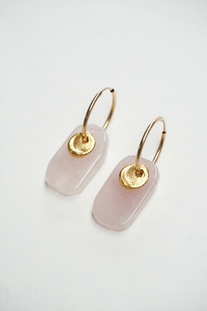 
                  
                    Takara Sol Earrings - Agate and Gold Plated Ⅲ
                  
                