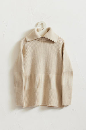 
                  
                    Rib Knit Zip Pullover
                  
                
