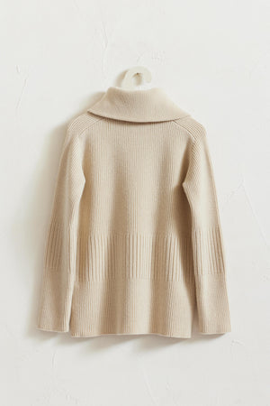 
                  
                    Rib Knit Zip Pullover
                  
                