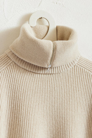 Rib Knit Zip Pullover – ARCHI GIBBOUS