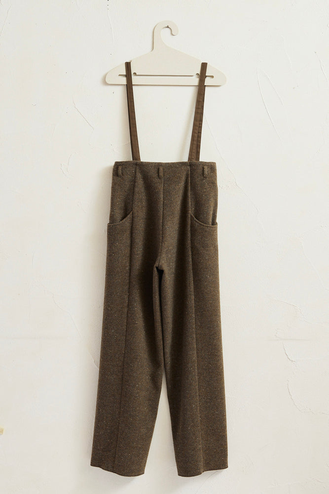 
                  
                    Mix Wool Suspender Pants
                  
                