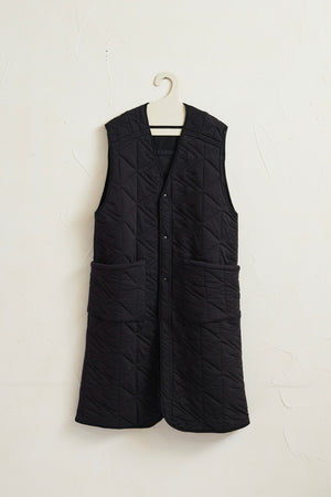 
                  
                    Quilt Jaquard Long Vest
                  
                