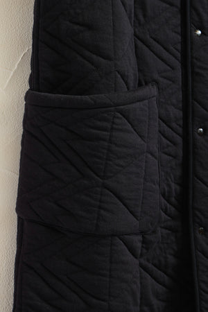 
                  
                    Quilt Jaquard Long Vest
                  
                