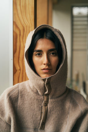 
                  
                    Wool Shaggy Hoodie
                  
                