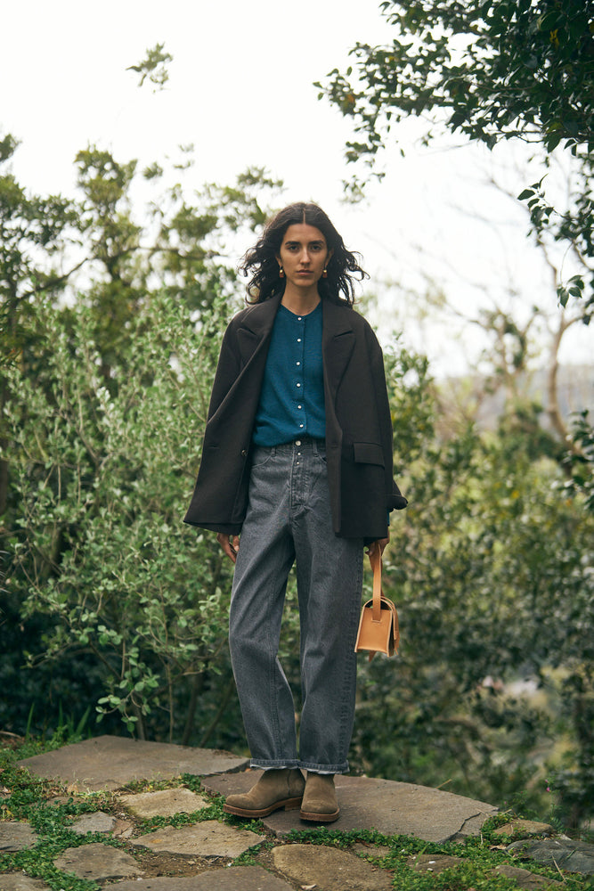 
                  
                    14oz Denim Wide Pants
                  
                