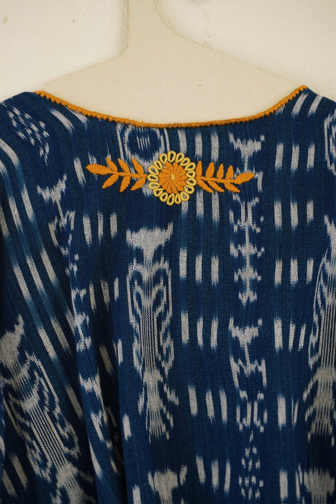 
                  
                    Huipil Embroidered Tunic - Azul Frower
                  
                