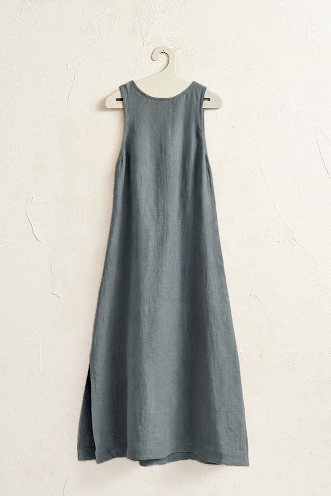 Twill Sleeveless One Piece archi アーキ Linen Twill One Piece
