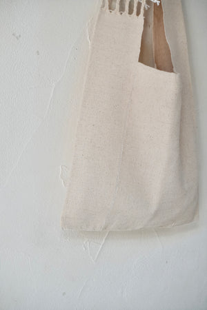
                  
                    Natural Hand Woven Cotton Shoulder Bag by the Karen Tribe - Small
                  
                