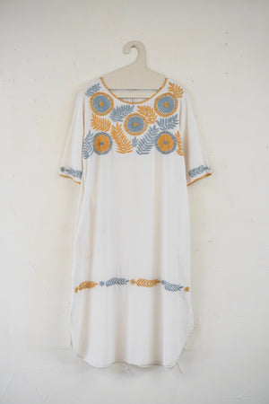 
                  
                    Huipil Embroidered Dress - Frower
                  
                