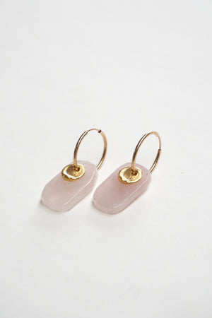 
                  
                    Takara Sol Earrings - Agate and Gold Plated Ⅲ
                  
                