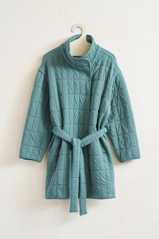 
                  
                    Quilt Jacquard Coat
                  
                