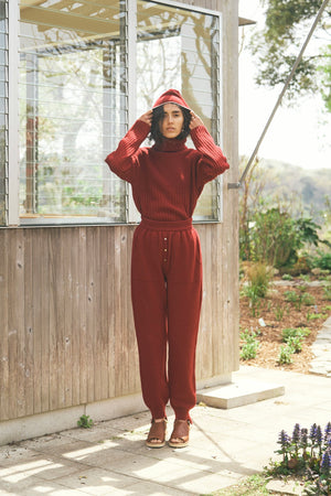 
                  
                    Wool Relax Knit Pants
                  
                