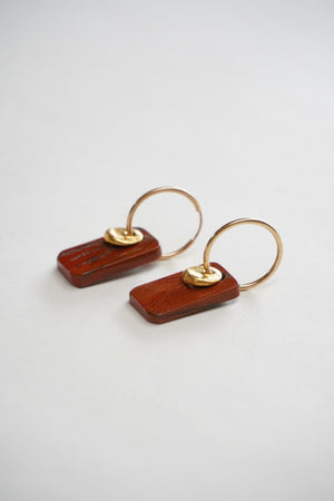 
                  
                    Takara Sol Earrings - Agate and Gold Plated Ⅰ
                  
                