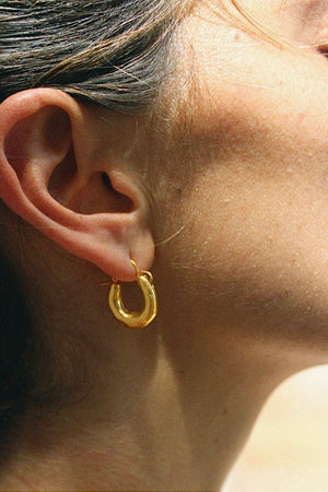 
                  
                    Takara Sculpted Hoops - Gold Plated
                  
                