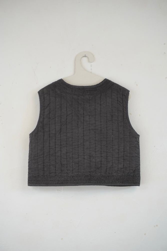 
                  
                    Quilted Vest – Charcoal Dyed
                  
                