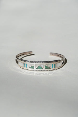 
                  
                    Navajo Vintage Silver Bangle - F
                  
                