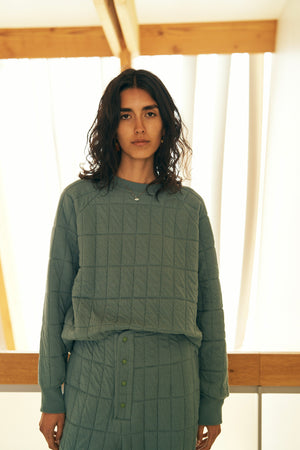 
                  
                    Quilt Jacquard Pullover
                  
                