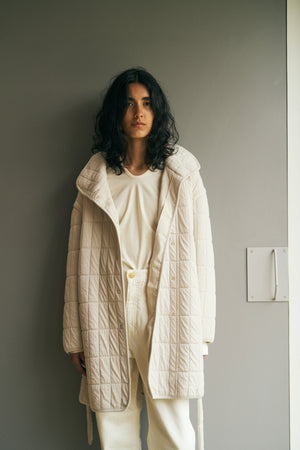 
                  
                    Quilt Jacquard Coat
                  
                