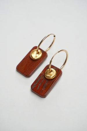 
                  
                    Takara Sol Earrings - Agate and Gold Plated Ⅰ
                  
                