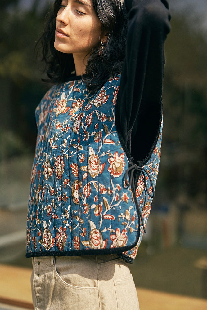 
                  
                    Block Print Quilted Vest
                  
                