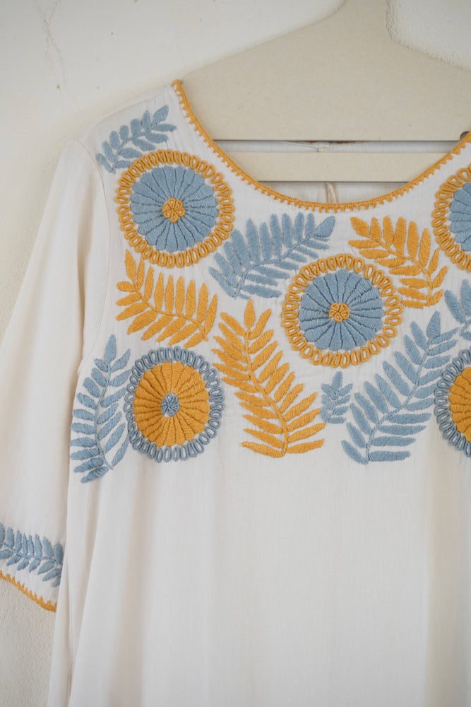 
                  
                    Huipil Embroidered Dress - Frower
                  
                