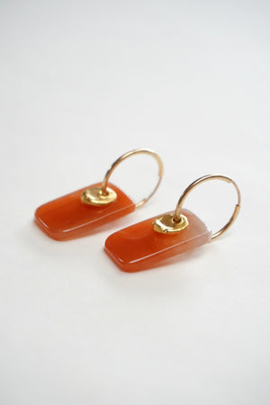 
                  
                    Takara Sol Earrings - Agate and Gold Plated Ⅱ
                  
                