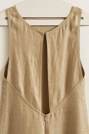 Twill Sleeveless One Piece archi アーキ Linen Twill One Piece – ARCHI GIBBOUS