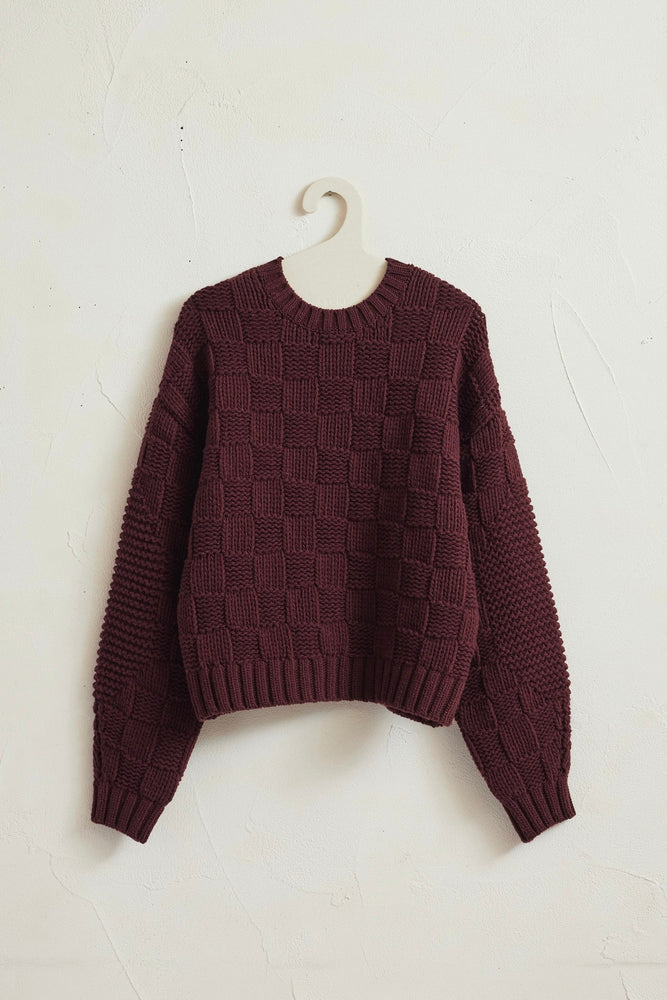 
                  
                    Block Knit Top
                  
                