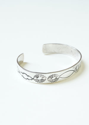 
                  
                    Navajo Vintage Silver Bangle - A
                  
                